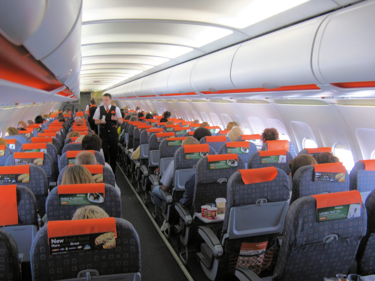 Easyjet a319 interior in flight arp