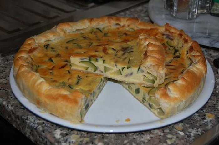 torta salata zucchine