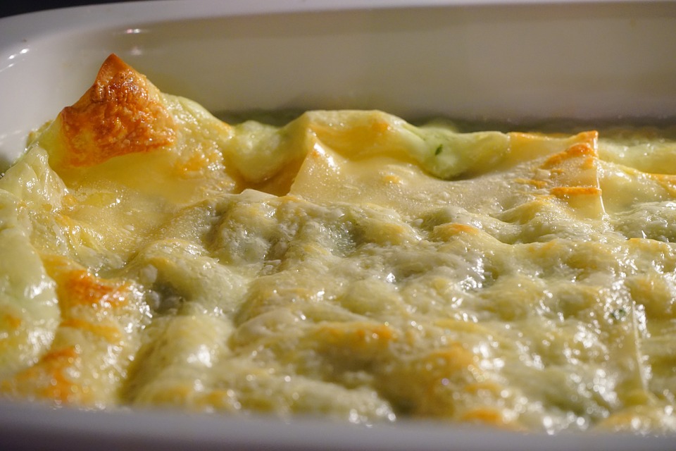 lasagna con carciofi
