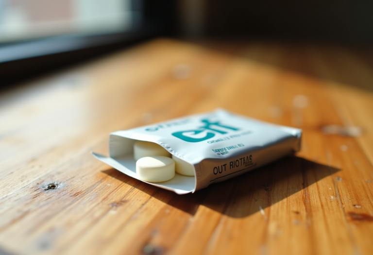 Gomme da masticare senza zucchero per la salute orale