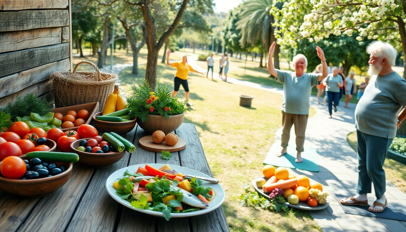 benefici della dieta mediterranea e dellesercizio fisico sulla salute mentale degli anziani 1750421331