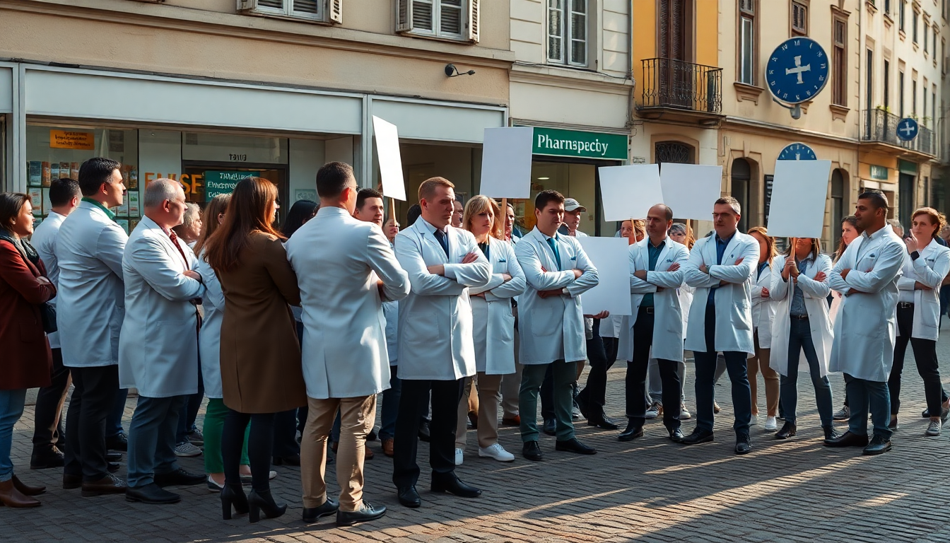 farmacisti in protesta la richiesta di indennita di specificita sanitaria per un riconoscimento meritato 1750122167