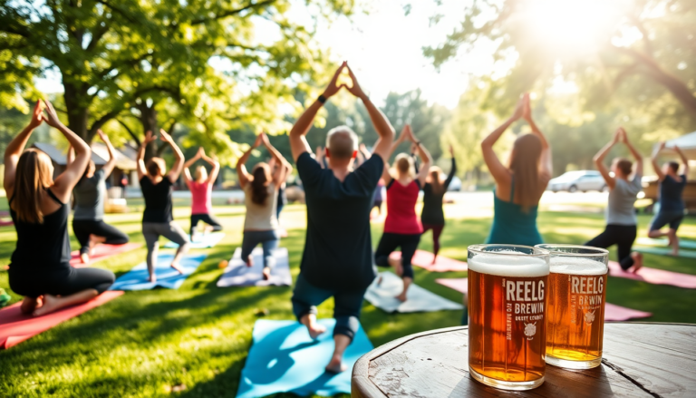 scopri levento yoga on the lawn a red leg brewing company python 1754667549