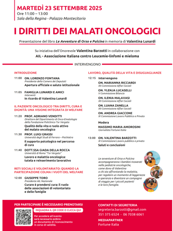le avventure di orso e pulcina un libro per i diritti dei malati oncologici 2