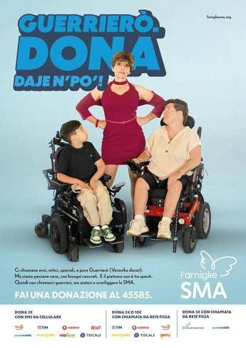 veronika lucia ocone vende guerriero lirriverente campagna di famiglie sma 2