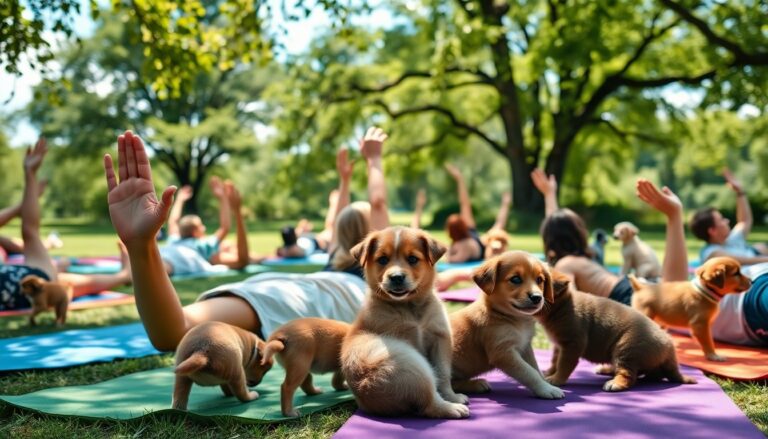 scopri il puppy yoga un modo unico per migliorare il tuo benessere python 1757630086