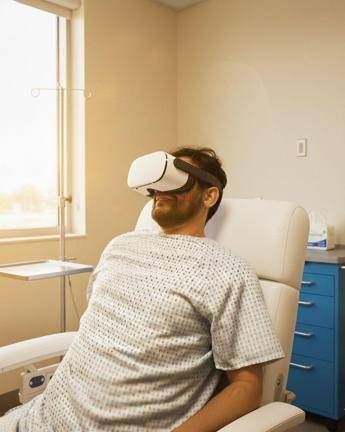 allo ieo di milano realta virtuale contro lisolamento e lo stress del ricovero 2