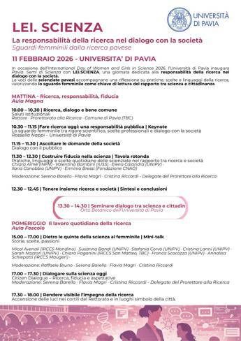 a pavia voce alle donne in camice con lei scienza 2