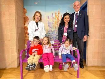 allirccs san raffaele di roma una panchina viola per lepilessia 2