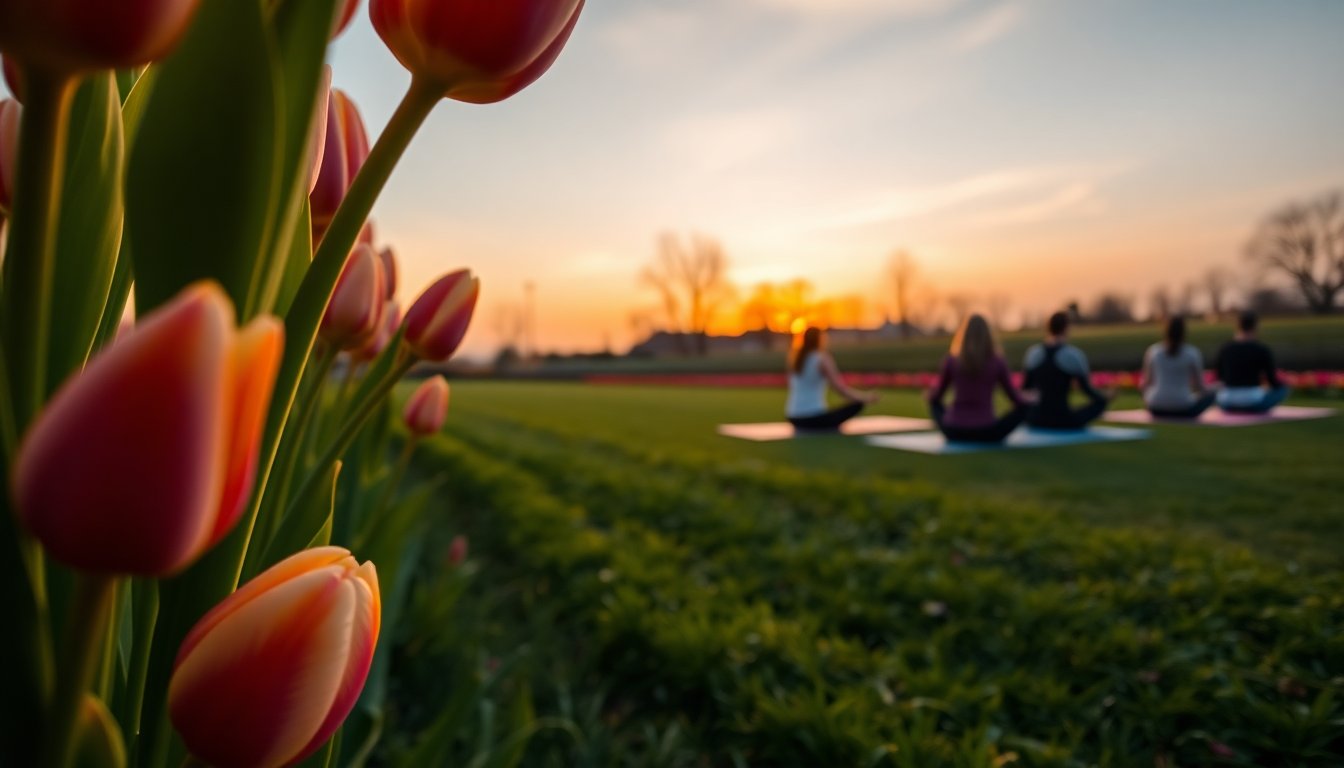lezione di yoga al tulipark tulipani natura e ora legale 1774610727
