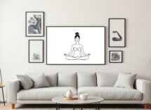 poster posa del loto per salotto e camera da letto 1774790696