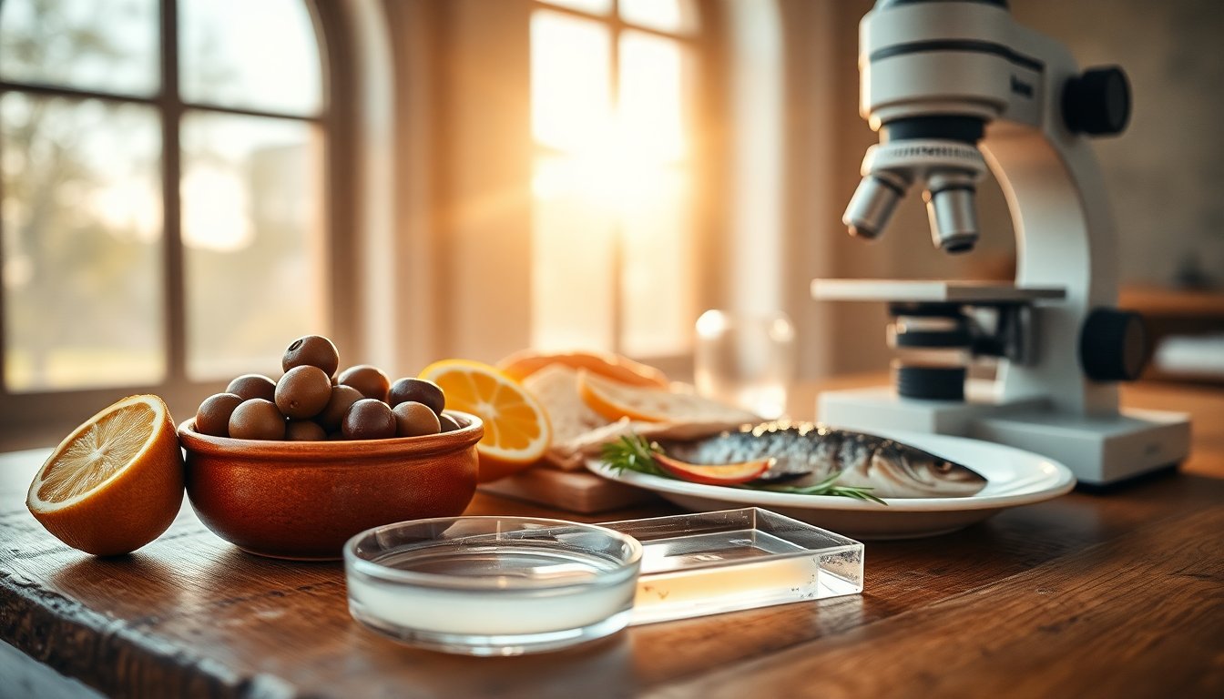 Come la dieta mediterranea potrebbe aumentare umanina e SHMOOSE e influenzare la salute