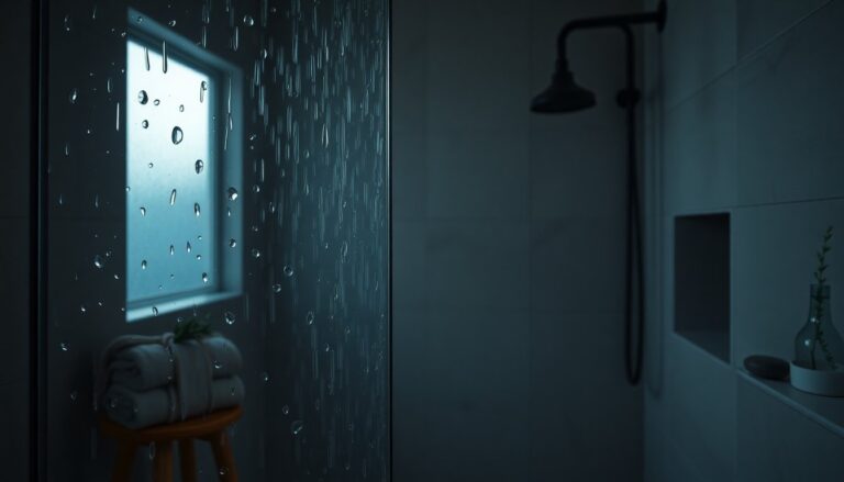 Doccia al buio per rilassarsi e migliorare il sonno