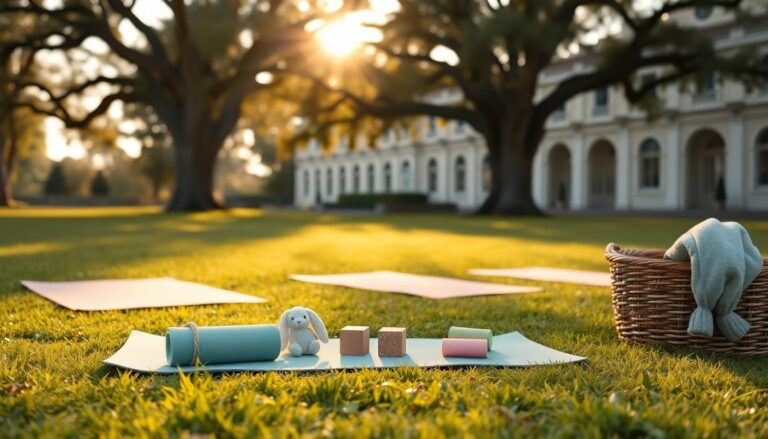 Laboratorio di yoga per bambini al Parco di Villa Wassermann