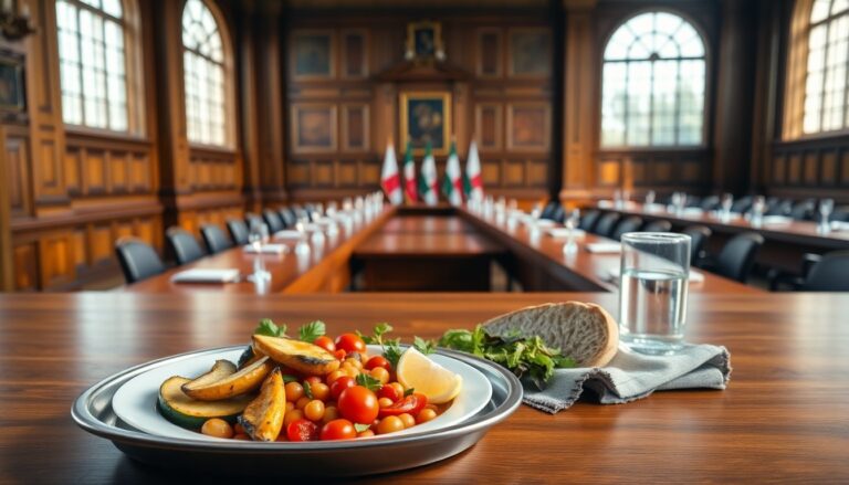 Nuova pdl per promuovere la dieta mediterranea e opzioni vegetali nelle mense