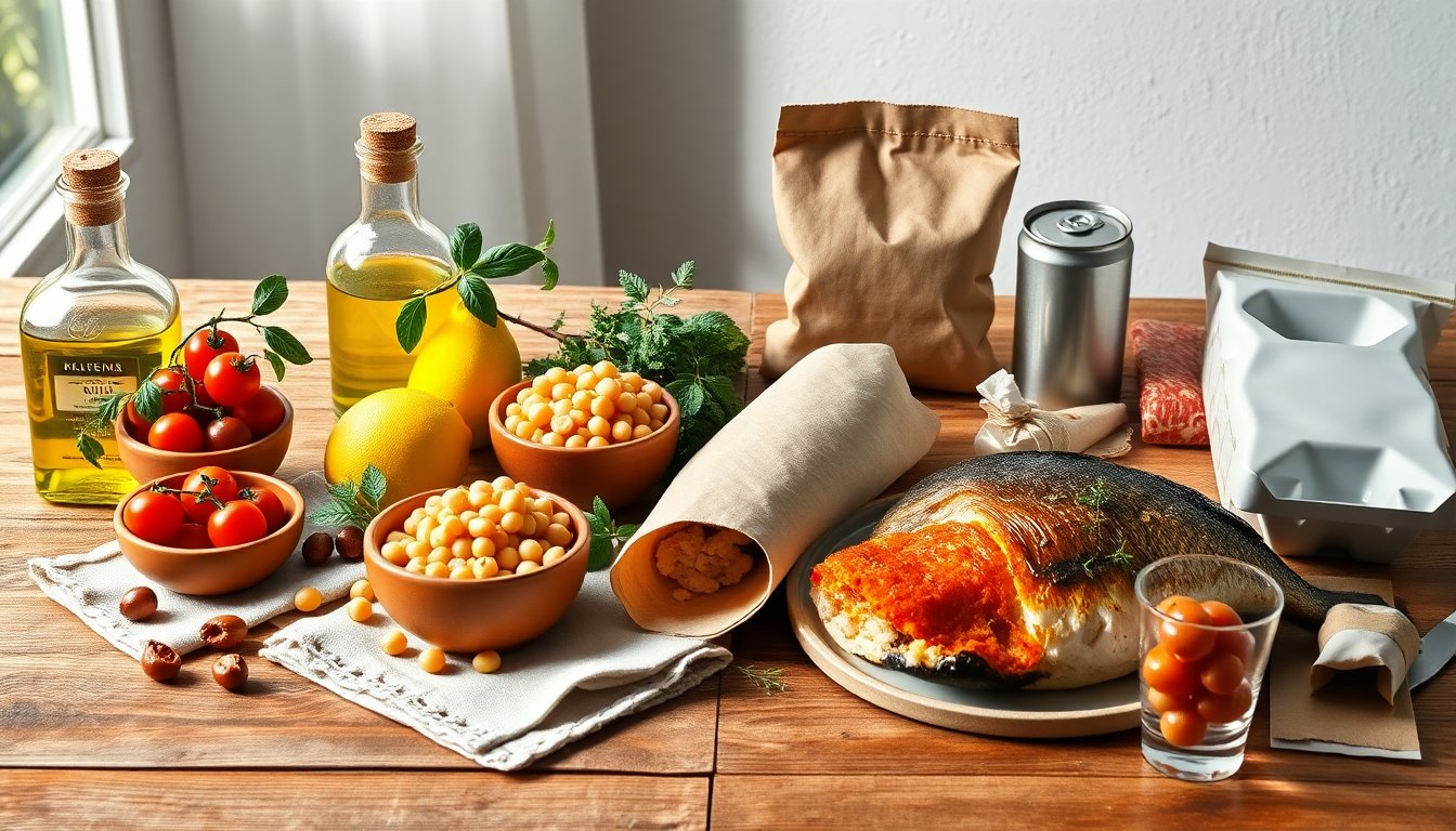 Perché la dieta mediterranea protegge la salute più della dieta media degli Stati Uniti