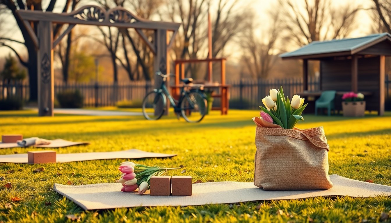 Yoga all'aperto a TuliPark: lezione, ingresso e tulipani in offerta