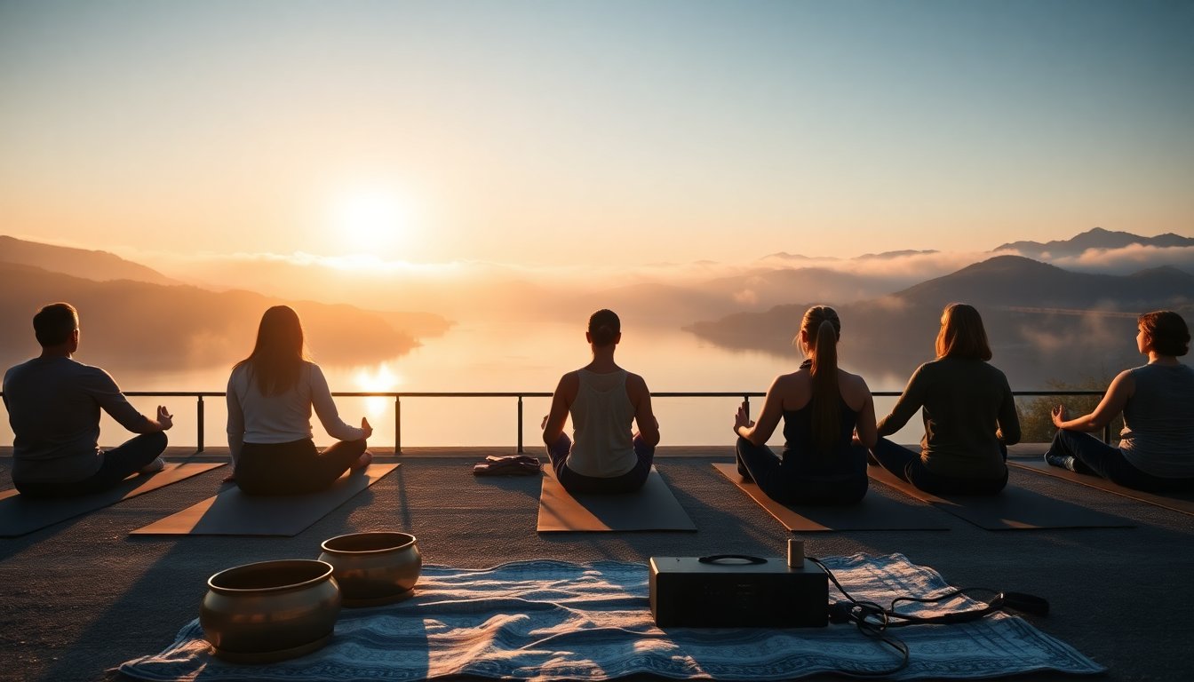 Yoga mattutino e suoni immersivi alla Diga di Ridracoli per un reset energetico