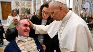 aisla da papa leone oltre 200 persone con sla familiari e volontari 2