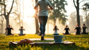 Yoga all'aperto a Parco di Monza: pratica, respiro e colazione